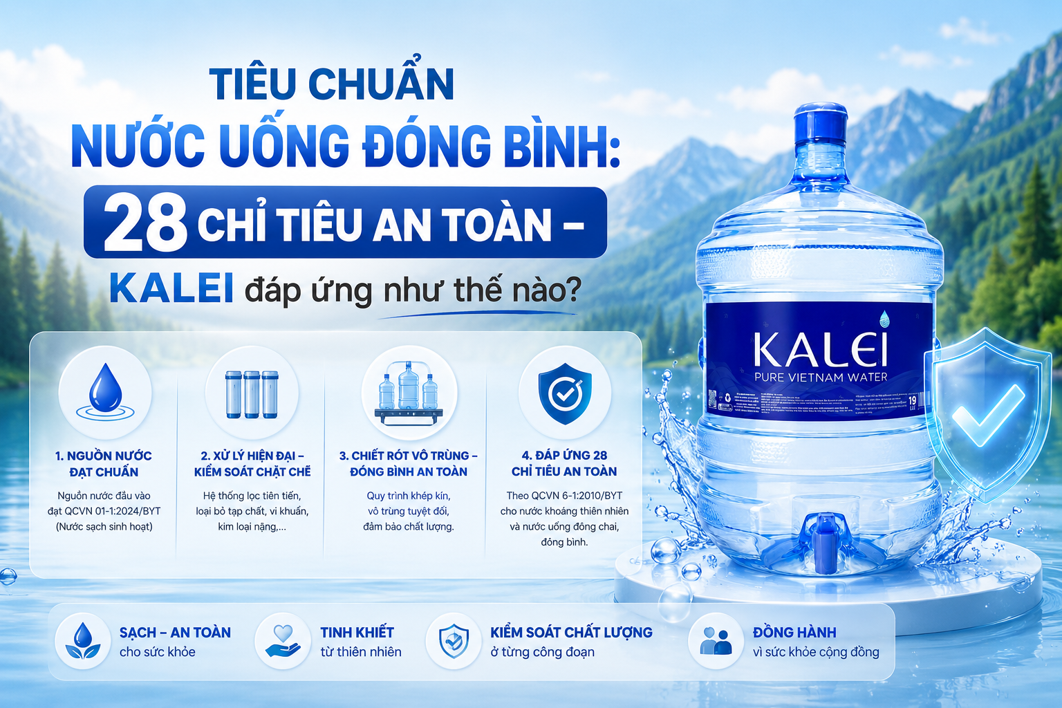 Tiêu chuẩn nước uống đóng bình
